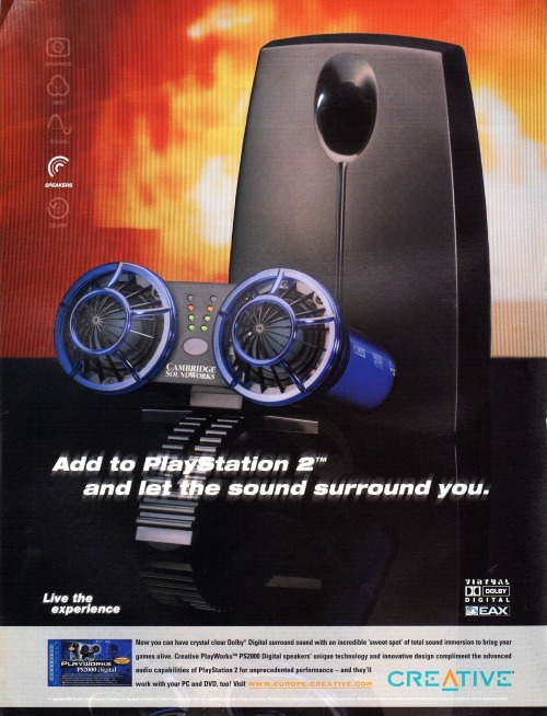 oldgamemags:Seriously, who had this kind of sound hardware for their PS2?[Follow Old Game Mags][Supp