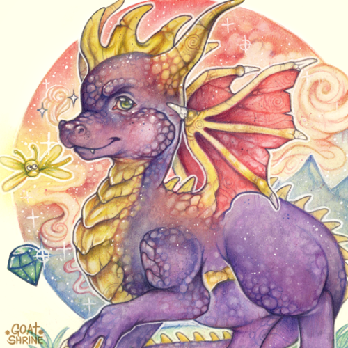 goatshrine-art:Older fantasy art and mythical creatures~Watercolour, pencil, coloured pencil, pastel