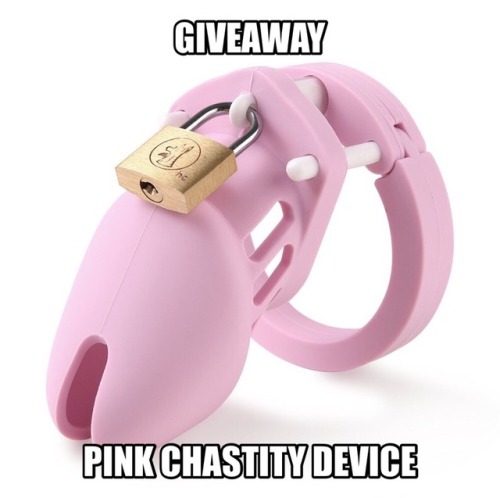 jenniejohanssoncd: mistress-victoria-love: For the new year, I’m giving away 3 pink chastity c