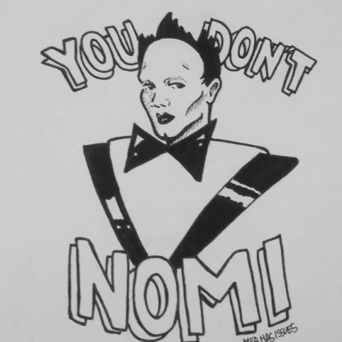 Inktober Day 16: I&rsquo;ve had Klaus Nomi&rsquo;s cover of &ldquo;You Don&rsquo;t Own Me&rdquo; stu