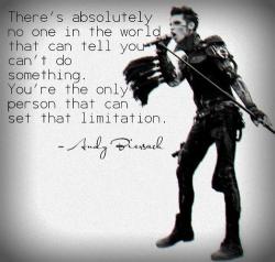 Define your own boundaries (Andy Biersack