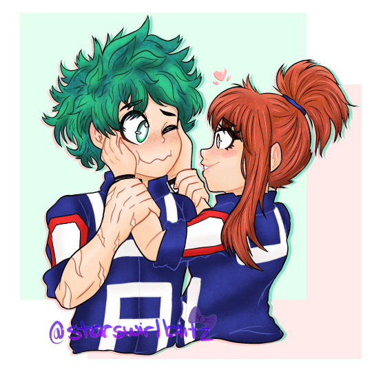 #izuku x ochako fanart | Explore Tumblr Posts and Blogs | Tumpik