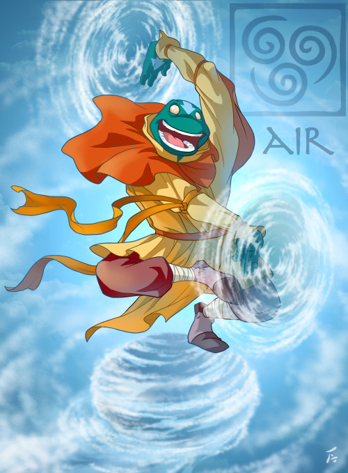 tanya-buka:Crossover series with TMNT and Avatar. Love them bouth.