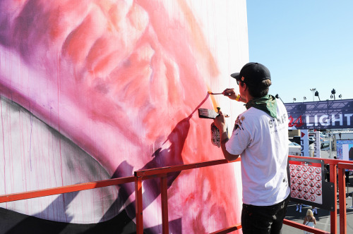 supersonicart:  KAABOO ArtworK 2015 Recap. Between September 18th through the 20th, 2015 Del Mar, California was invaded by the first ever KAABOO Del Mar music festival which featured KAABOO ArtworK, an event that showcased live mural painting, intricate