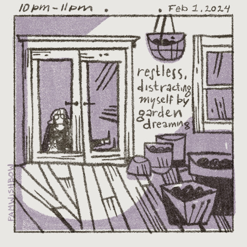 Hourly Comic Day 2024, A Relatively Quiet Day In The Wishbow House