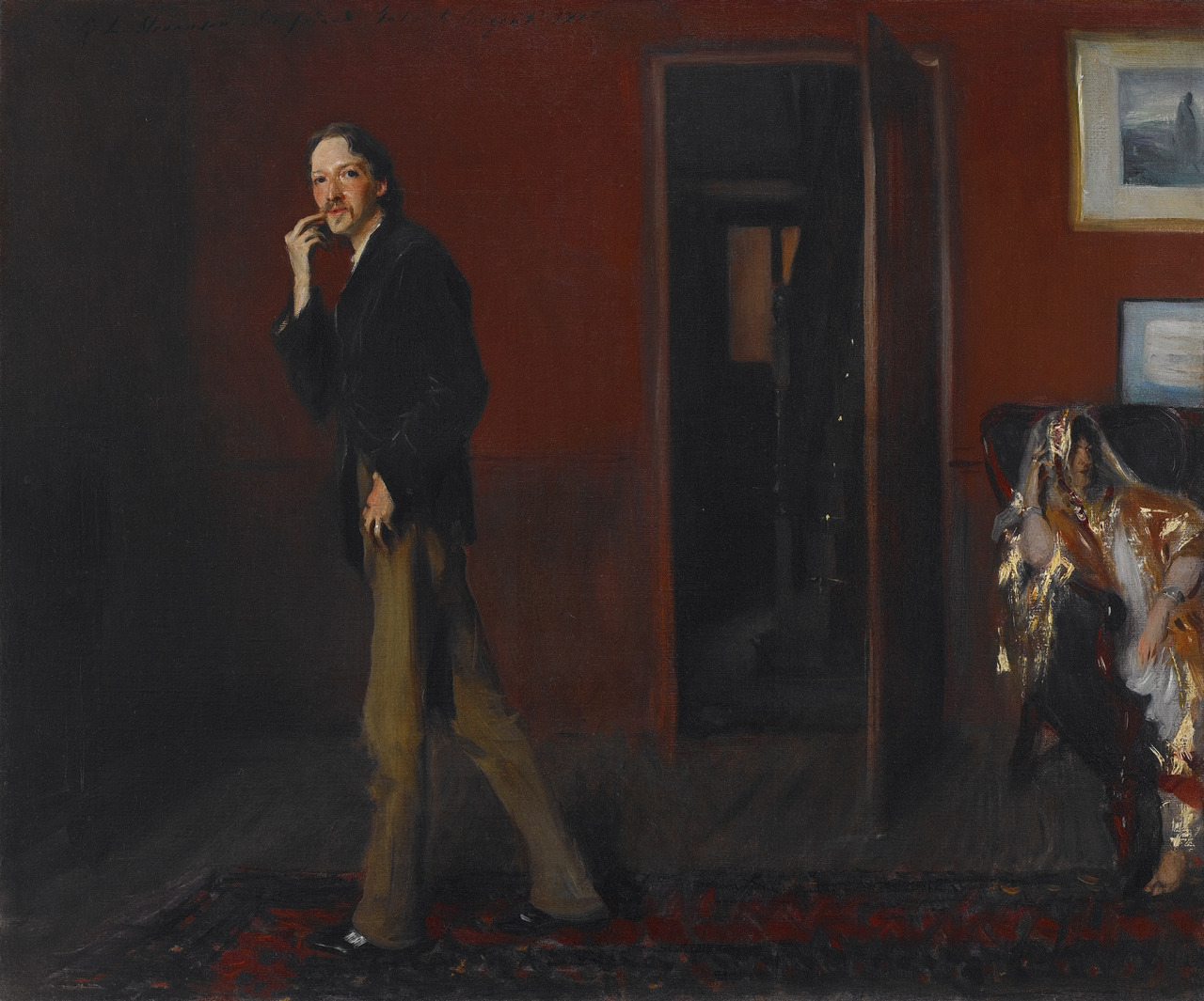 John Singer Sargent (Firenze 1856 - London 1925; Robert Louis Stevenson and his wife,