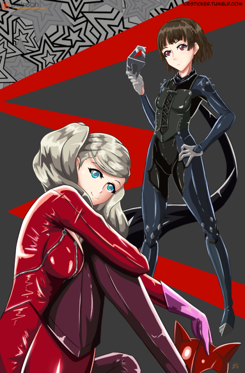 Otakon Print - Persona 5 Ann and Makoto  I will be releasing all the images in the days to come. As I still have many copies left over if any one is interested when they are all released in buying some send me a DM. I think the pricing will be 10 USD