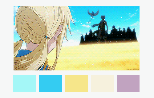 milkteacore:4 Days of Request: Nalu Color Palette requested by Anon