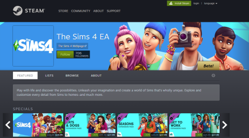 the sims 4 all dlc only download