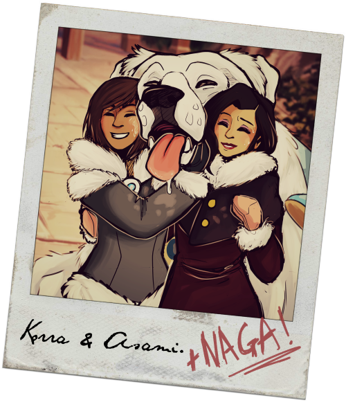 Not mine but thought it was adorable. My 3 favorite ladies from Legend of Korra being all cute
