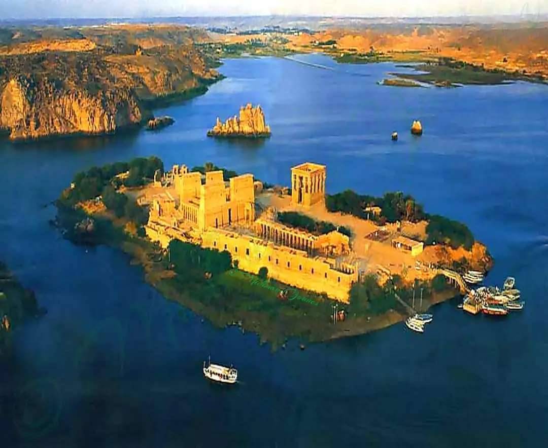 Aerial View of the Temple of Isis at Philae. #iregipto #egyptpassion # ...