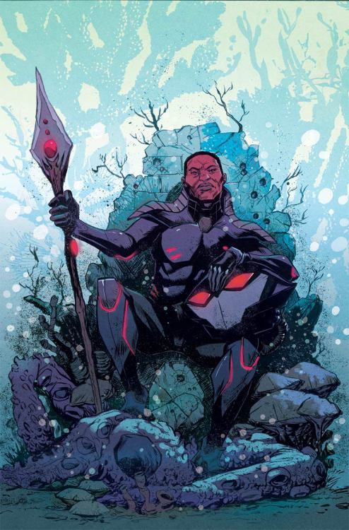 superheroesincolor:Black Manta #1  (2021)   //  DC ComicsBlack Manta is chasing a rare metal with in