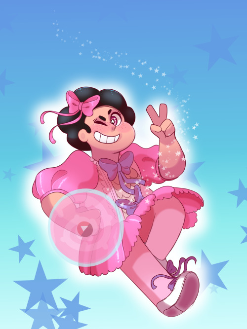 unicornic:reuploading magical girl connie bc now she got a matching steven yuhyeet!!