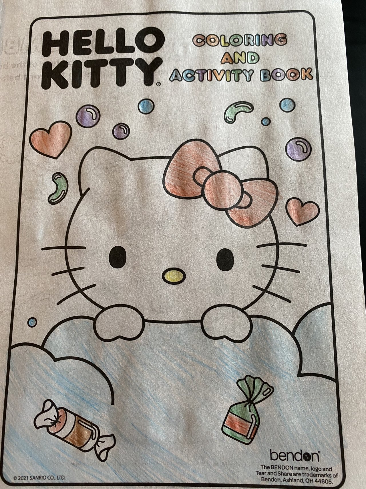 Bendon Coloring and Activity Book (Hello Kitty)