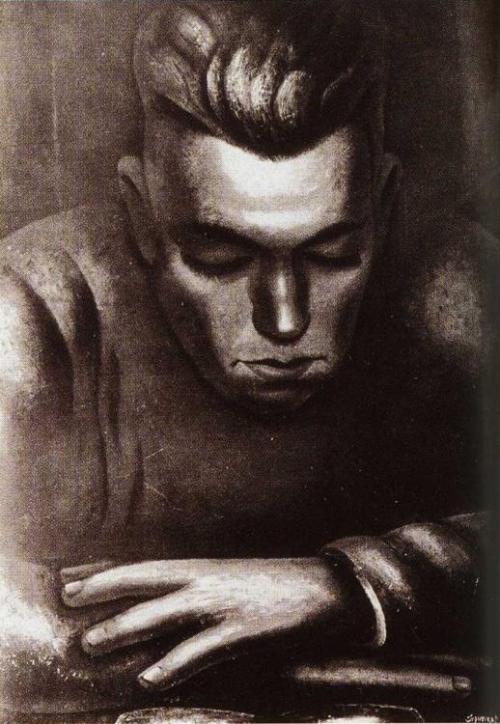 Hart Crane, 1931, David Alfaro SiqueirosMedium: oil,canvas