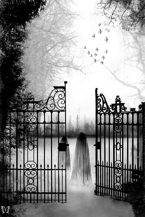 whitesoulblackheart:  Cemetery’s Keepers by IrondoomDesign more edits here … Ƹ̴Ӂ̴Ʒ