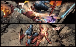 thecomicsvault:  Captain America vs. Iron