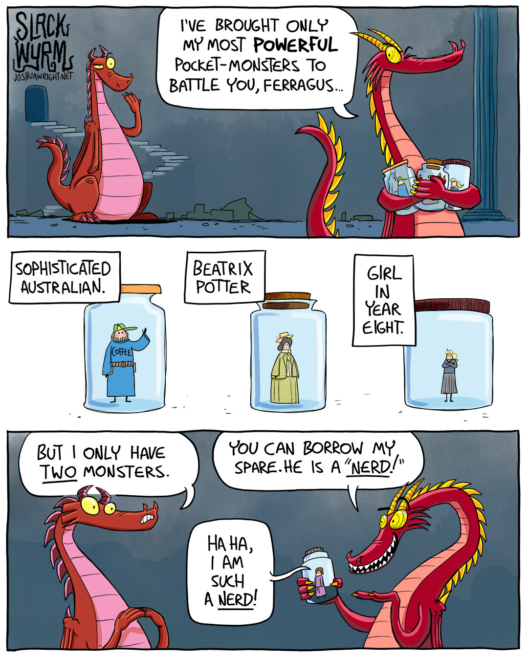 joshua-wright: Hildegard’s Pokemon Pocket-Monster team are quite a lethal line-up.