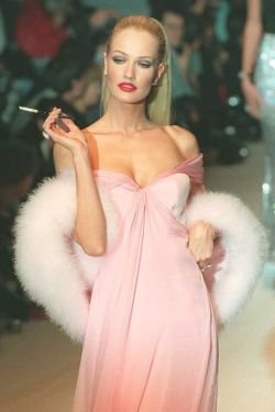 palmvaults:Karen Mulder, Dior 1991