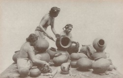 Bontoc-Igorot Pottery Makers. Circa 1900.