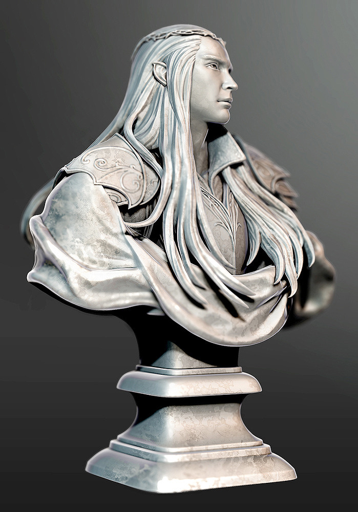 leepacejustawesome3:  helenashin:Hello Evryone !! :)This is Thranduil 3D Bust and my