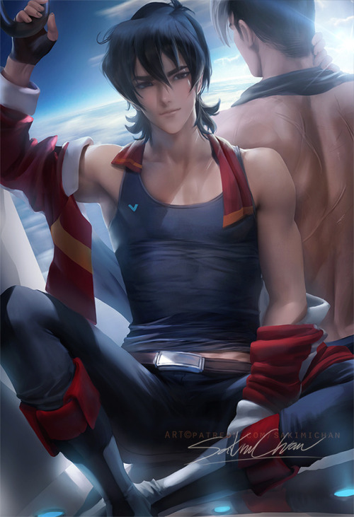 sakimichan:Keith from Voltron<3 my second favorite character after daddy Shiro<3 nudie,PSD+3-4