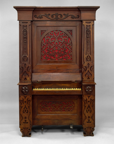 met-musical-instruments:Chamber Organ by William Crowell, Musical InstrumentsPurchase, Rogers Fund, 