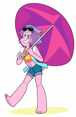 artifiziell:  Someone asked for Beach Party Rainbow Quartz 2.0 and I thought that sounded pretty cute… Then I decided to do a Sunstone to go with 