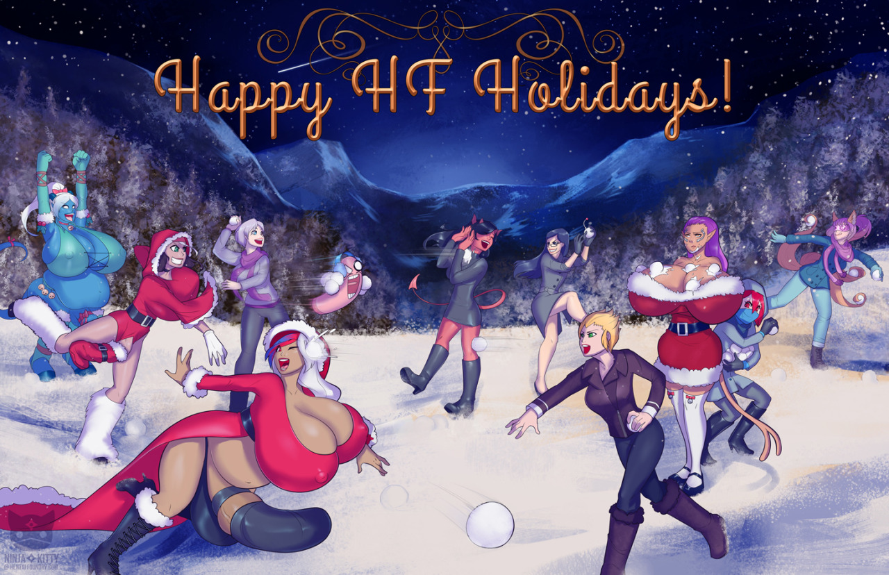 ninjakittyhf:  ★MERRY CHRISTMAS, YA FILTHY ANIMALS​★♥ ♥ ♥ 