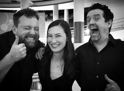 patrickgilmore: Not a reunion if yer lucky enough to see em all the time :) @campdada @spencejen #SG