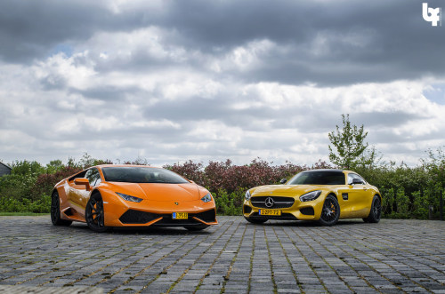 Huracan vs AMG GT by Bas Fransen Photography