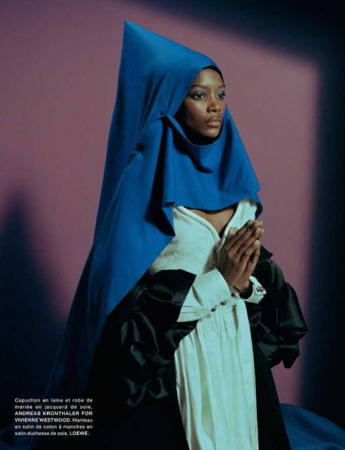 timonegingi:Elibeidy Dani by Miles Aldridge for Numero Paris #199 December 2018.