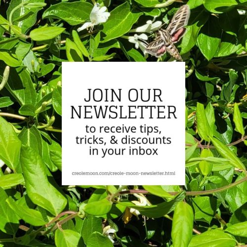 Join my newsletter for tips, articles, and early bird sales! https://www.creolemoon.com/creole-moon-