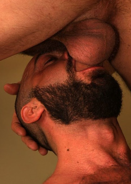 alphamalenyc:  Another inch faggot. Then stick out ur tongue and lick My nuts for
