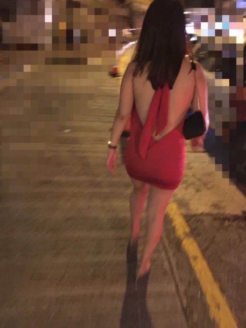 slutty-asian-hotwife:  On request by some of the followers, reposting my slutty whore wife wearing this hot revealing red dress to clubbing, like a paid whore.  Slutty-Asian-hotwife.tumblur.com