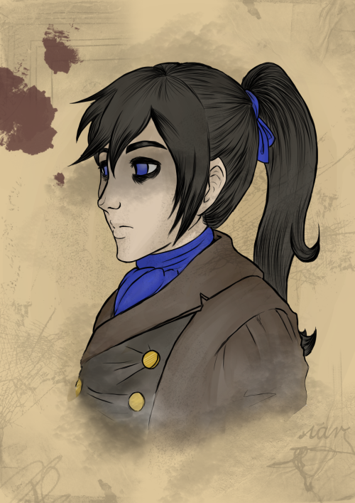 hananosaintjuste:Horuss Zahhak in the same 1800s themed Humanstuck AU. I like this one most so far