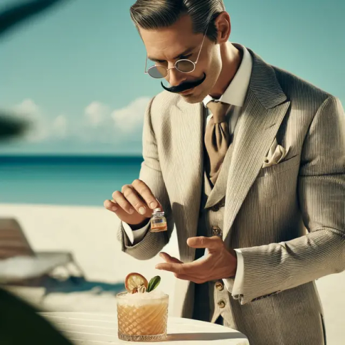 Felix, A Svelte And Cunning Man, Strolled Along The Sunlit Shore With His Usual Impeccable Style: Designer