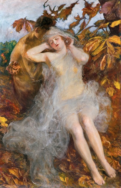 Autumn by Teodor Axentowicz (1859–1938) 