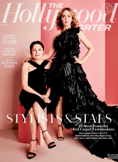 EMILY BLUNT and her stylist Jessica Paster for The Hollywood Reporter, March 2019