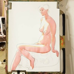 Figure drawing  #art #drawing #artistsofinstagram #artistsontumblr #figuredrawing #nude #lifedrawing #bostonartist #croquis #dessin #painter #paintersofinstagram  https://www.instagram.com/p/BuVAzQCFE0m/?utm_source=ig_tumblr_share&amp;igshid=1hut37y5567ml