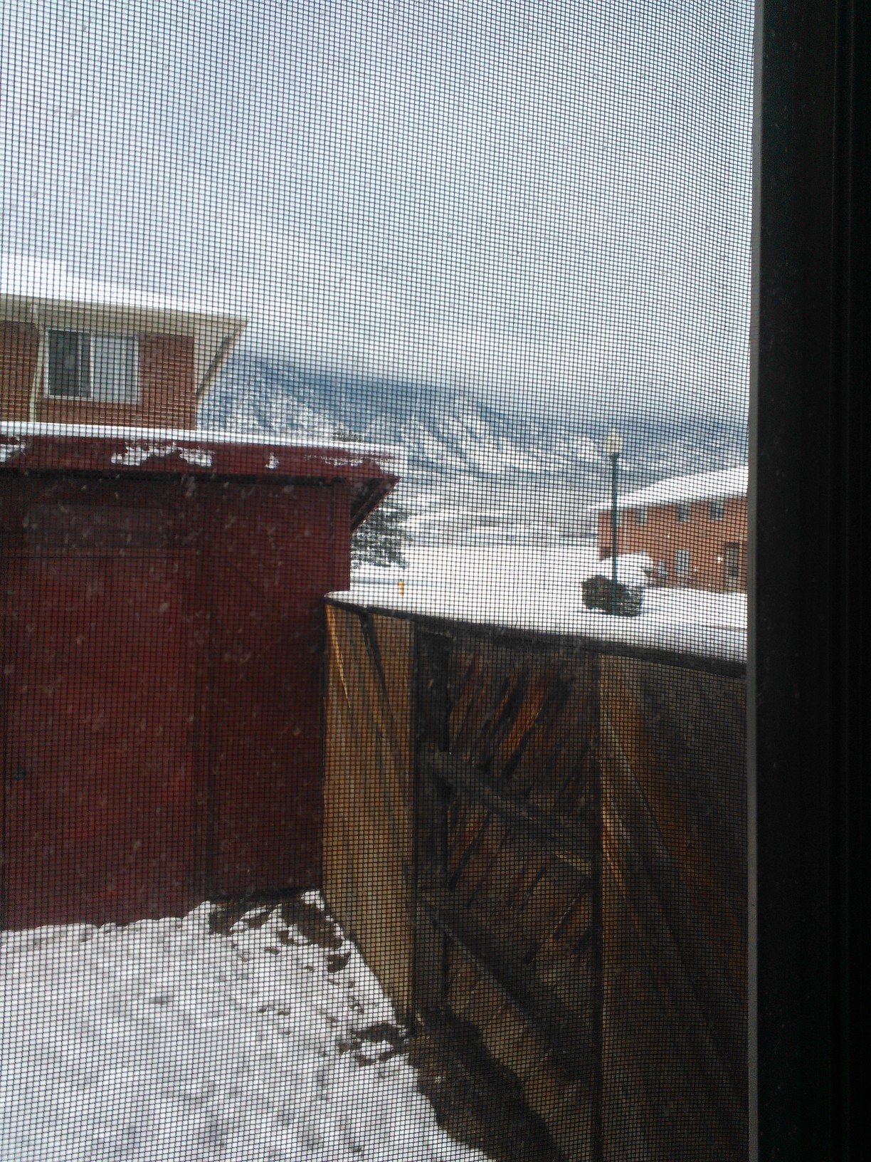 The mountains were looking exceptionally beautiful today.