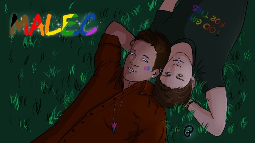 Malec Resting In Central Park After Pride, Until The Night Has Fallen And They Can See The Stars