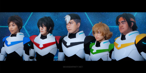 PALADINS OF VOLTRON ✨Our first proper team photo!! My friends and I finished making our suits recent