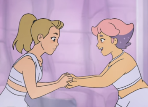 buffshe-ra:hey ladies, is it gay to hold and cuddle your friend in the steam grotto?