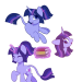 riss-mlp:doodles of my twilight redesign :]