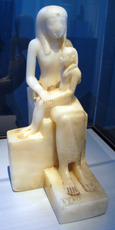 lionofchaeronea: Alabaster statue of Ankhesenpepi/Ankhesenmeryre II, wife of the 6th Dynasty pharaoh