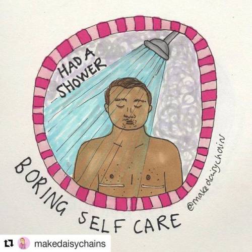 #Repost @makedaisychains (@get_repost)・・・Day 26: #boringselfcarenov - HAD A SHOWER .Why is this so h