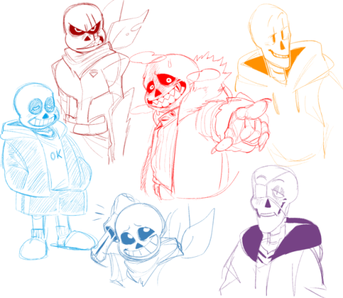 o-doodles: some good ol’ undertale art ft. @invertedfate‘s Papyrus! 