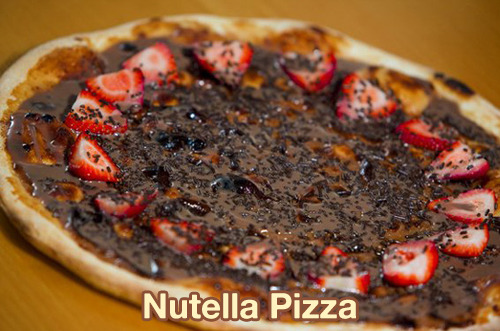 trendingly:  The Best Pizza Ideas Ever - Click Here To See Them All!   Eww, Nutella.