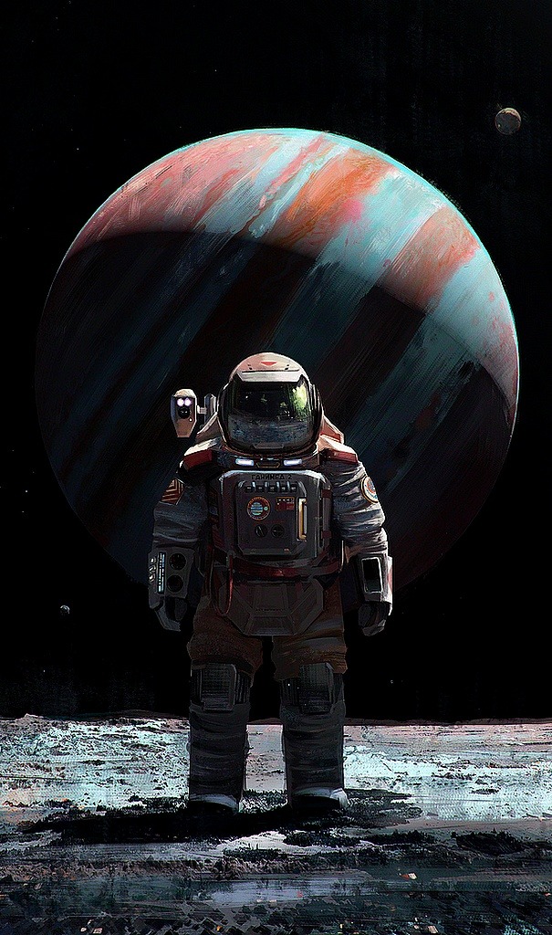 translucentmind: Cosmonaut on Ganymede // Mac Rebisz